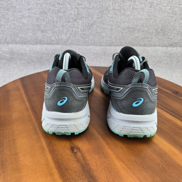 Asics Gel-Venture 7 Mens Shoes Sneaker Size 11 Black/Aqua Synthetic Mesh - Picture 8 of 14